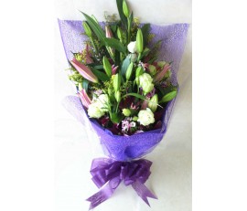 F22 TIGER LILIES WITH MIXED FLOWERS